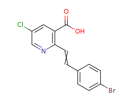 (E)-2-(4-BROMOSTYRYL)-5-CHLORONICOTINIC ACID