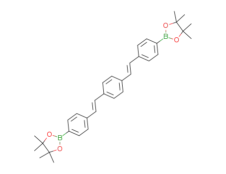 1,4-bis[(E)-4-(4,4,5,5-tetramethyl-1,3,2-dioxaborolan-2-yl)styryl]benzene