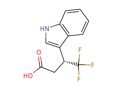 4,4,4-Trifluoro-3-(1H-indol-3-yl)butanoic acid