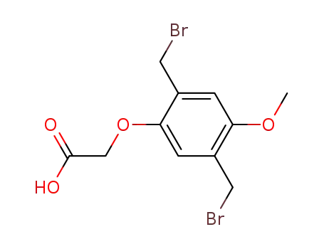 (2,5-Bis-bromomethyl-4-methoxy-phenoxy)-acetic acid