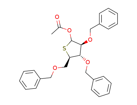 1-O-acetyl-2,3,5-tri-O-benzyl-4-thio-D-arabinofuranose