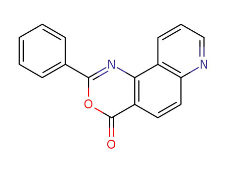 4H-Pyrido[2,3-h]-3,1-benzoxazin-4-one, 2-phenyl-