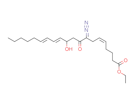 (5Z,12E,14E)-8-Diazo-11-hydroxy-9-oxo-icosa-5,12,14-trienoic acid ethyl ester