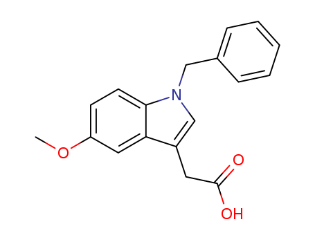 2-(1-benzyl-5-methoxy-indol-3-yl)acetic acid cas  94005-21-7