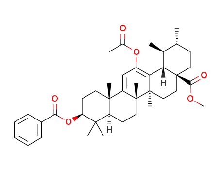 methyl (3β)-12-(acetoxy)-3-(benzoyloxy)ursa-9(11),12-dien-28-oate