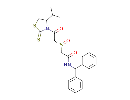(R<sub>S</sub>,S)-N-diphenylmethyl-2-[2-(4-isopropyl-2-thioxothiazolidin-3-yl)-2-oxo-ethylsulfinyl]acetamide