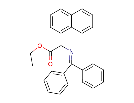(Benzhydrylidene-amino)-naphthalen-1-yl-acetic acid ethyl ester