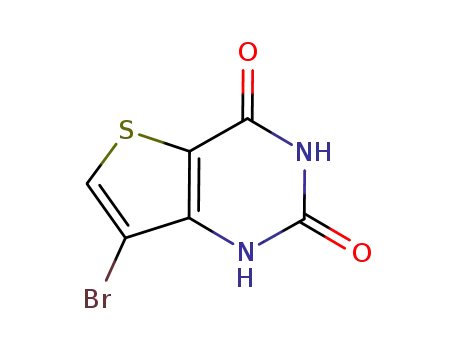 Molecular Structure of 41102-02-7 (7-bromothieno[3,2-d]pyrimidine-2,4(1H,3H)-dione)