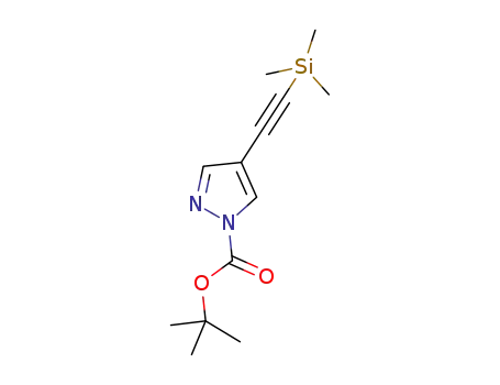 tert-butyl 4-((trimethylsilyl)ethynyl)-1H-pyrazole-1-carboxylate