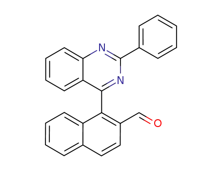1-(2-phenyl-quinizolin-4-yl)-naphthalene-2-carbaldehyde