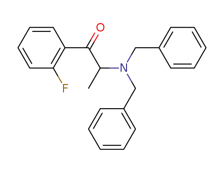 2-N,N-dibenzylamino-1-(2-fluorophenyl)-1-propanone