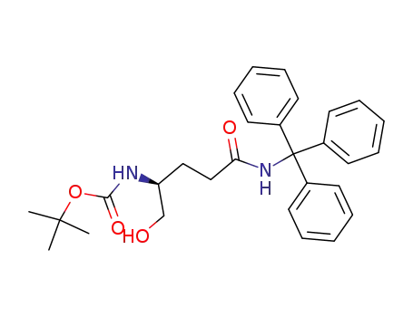 Molecular Structure of 213488-16-5 (Boc-Gln[Trt]-Ol)