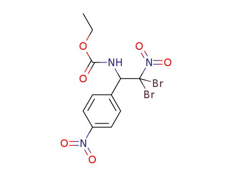 2,2-dibromo-1-[(ethyoxycarbonyl)amino]-2-nitro-1-(4-nitrophenyl)-ethane