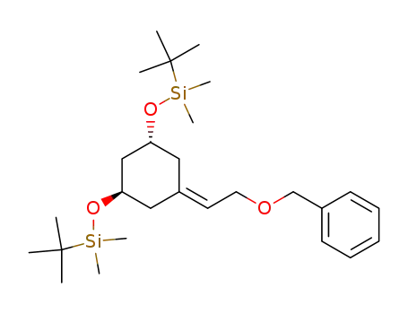 {2-[(3R,5R)-3,5-Bis-(tert-butyl-dimethyl-silanyloxy)-cyclohexylidene]-ethoxymethyl}-benzene