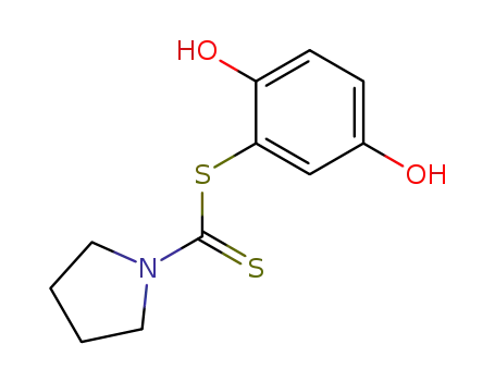 1-Pyrrolidinecarbodithioic acid, 2,5-dihydroxyphenyl ester