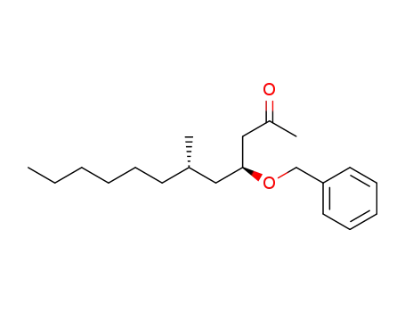 (4S,6S)-6-methyl-4-(phenylmethoxy)dodecan-2-one