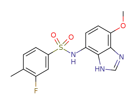 N-(4-methoxy-1H-benzo[d]imidazol-7-yl)-3-fluoro-4-methylbenzenesulfonamide