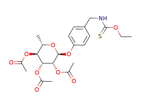 (Z)-N-[(4-hydroxyphenyl)methyl]ethoxycarbothioamide 4'-(tri-acetylrhamnoside)