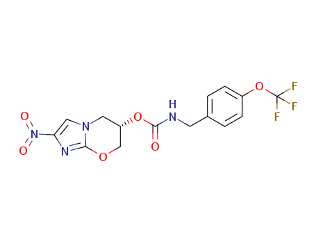 (4-TRIFLUOROMETHOXY-BENZYL)-CARBAMICACID(S)-2-NITRO-6,7-DIHYDRO-5H-IMIDAZO[2,1-B][1,3]OXAZIN-6-YLESTERCAS