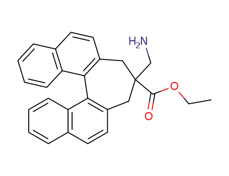 2',1':1,2;1'',2'':3,4-dinaphthcyclohepta-1,3-diene-6-aminomethyl-6-carboxylic acid ethyl ester