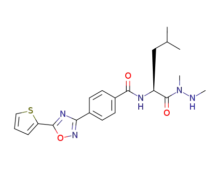 N-{4-[5-(2-thienyl)-1,2,4-oxadiazol-3-yl]benzoyl}-leucine 1,2-dimethylhydrazide