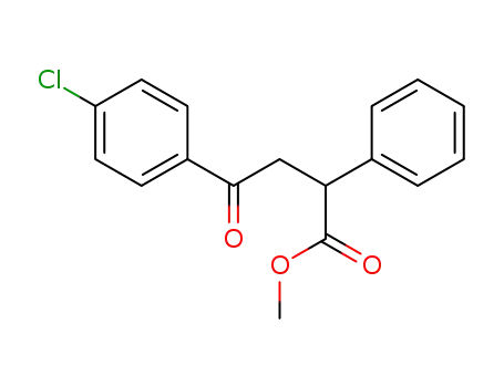 Molecular Structure of 6273-34-3 (methyl 4-(4-chlorophenyl)-4-oxo-2-phenylbutanoate)