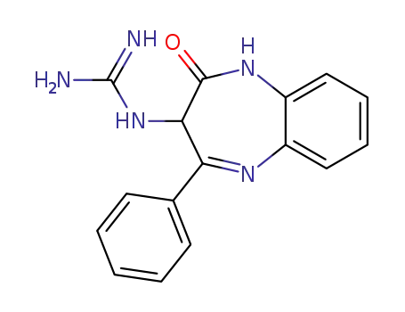 1-(2-oxo-4-phenyl-2,3-dihydro-1H-1,5-benzodiazepin-3-yl)guanidine