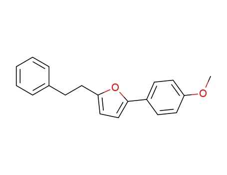 2-(4-methoxyphenyl)-5-phenethylfuran
