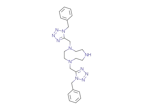 1,4-bis-[1-benzyltetrazol-5-yl]-methyl-1,4,7-triazacyclonane