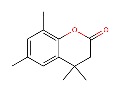 Molecular Structure of 249629-60-5 (4,4,6,8-tetramethyldihydrocoumarin)