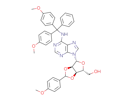 endo/exo-N<sup>6</sup>-dimethoxytrityl-2',3'-O-p-methoxybenzylideneadenosine