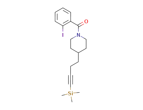 1-(o-iodobenzoyl)-4-[4-(trimethylsilyl)but-3-ynyl]piperidine
