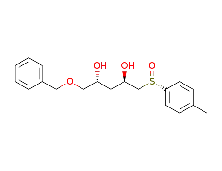 (2R,4R)-1-Benzyloxy-5-((S)-toluene-4-sulfinyl)-pentane-2,4-diol