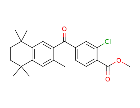 methyl 2-chloro-4-(1-(3,5,5,8,8-pentamethyl-5,6,7,8-tetrahydronaphthalen-2-yl)carbonyl)benzoate