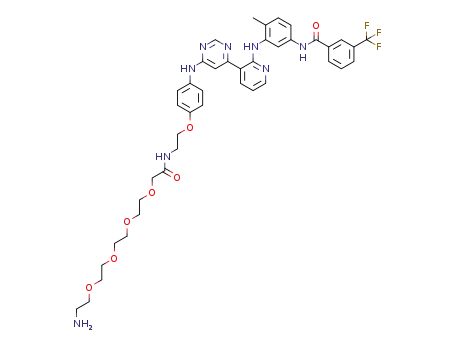 C<sub>42</sub>H<sub>47</sub>F<sub>3</sub>N<sub>8</sub>O<sub>7</sub>