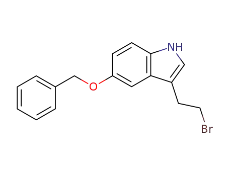 5-(benzyloxy)-3-(2-bromoethyl)-1H-indole