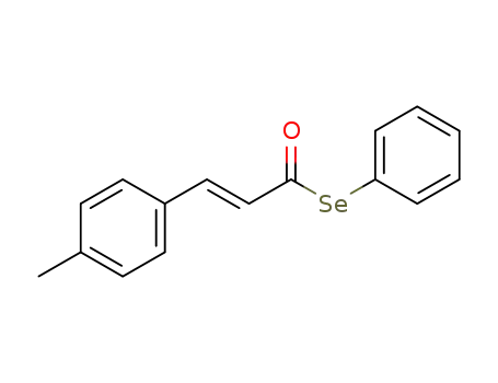 (E)-3-(4-methylphenyl)-2-propeneselenoic acid Se-phenyl ester