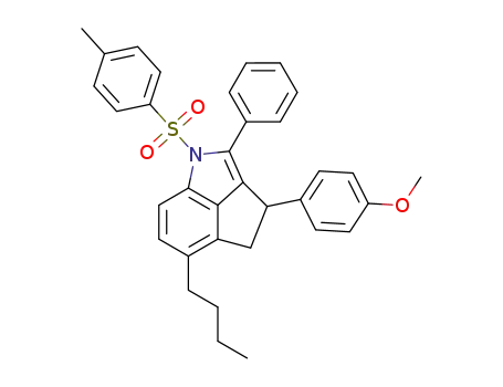 5-butyl-7-(4-methoxyphenyl)-1-phenyl-2-tosyl-6,7-dihydro-2H-cyclopenta[cd]indole
