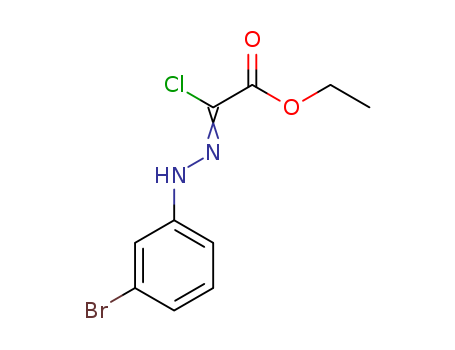 Acetic acid,chloro[(3-bromophenyl)hydrazono]-,ethyl ester
