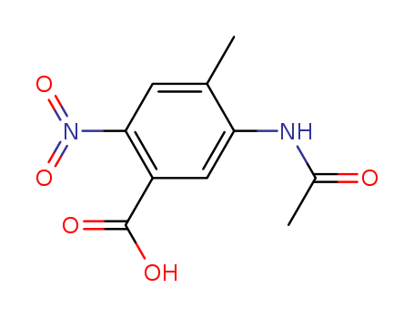 Benzoic acid,5-(acetylamino)-4-methyl-2-nitro- cas  6632-23-1
