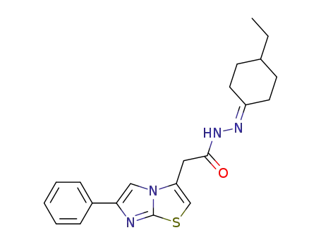 (6-phenyl-imidazo[2,1-<i>b</i>]thiazol-3-yl)-acetic acid (4-ethyl-cyclohexylidene)-hydrazide