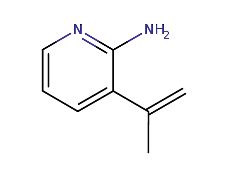 Molecular Structure of 213666-98-9 (2-Pyridinamine,3-(1-methylethenyl)-(9CI))