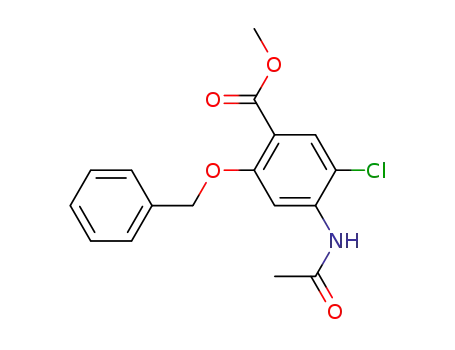 4-acetylamino-2-benzyloxy-5-chloro-benzoic acid methyl ester