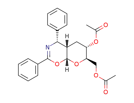 (4S,6S,4aS,8aR)-acetic acid 7-acetoxymethyl-2,4-diphenyl-4a,6,7,8a-tetrahydro-4H,5H-pyrano[3,2-e][1,3]oxazin-6-yl ester