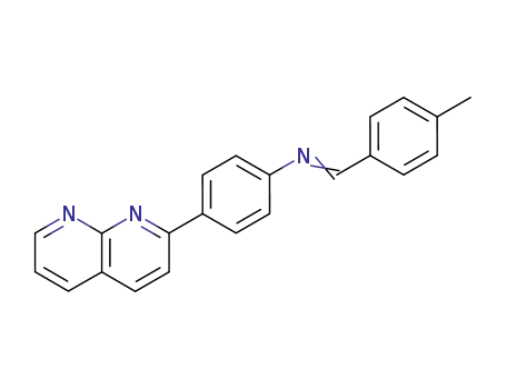 (4-[1,8]Naphthyridin-2-yl-phenyl)-[1-p-tolyl-meth-(E)-ylidene]-amine