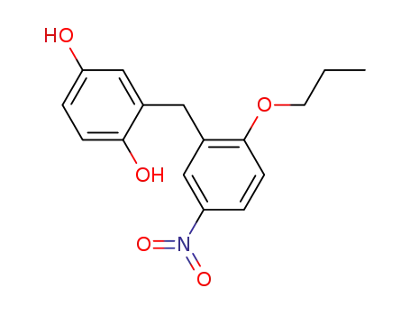 2-(5-Nitro-2-propoxy-benzyl)-benzene-1,4-diol