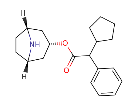 Molecular Structure of 437762-18-0 (nortropyl α-phenylcyclopentylacetate)