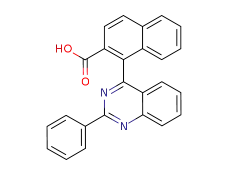 1-(2-phenyl-quinizolin-4-yl)-naphthalene-2-carbaxylic acid