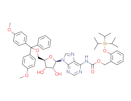 N<sub>6</sub>-{{{2-[(triisopropylsilyl)oxy]benzyl}oxy}carbonyl}-5'-O-(4,4'-dimethoxytrityl)-adenosine