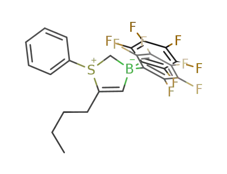 C<sub>3</sub>H<sub>3</sub>BS(C<sub>6</sub>H<sub>5</sub>)(C<sub>4</sub>H<sub>9</sub>)(C<sub>6</sub>F<sub>5</sub>)2